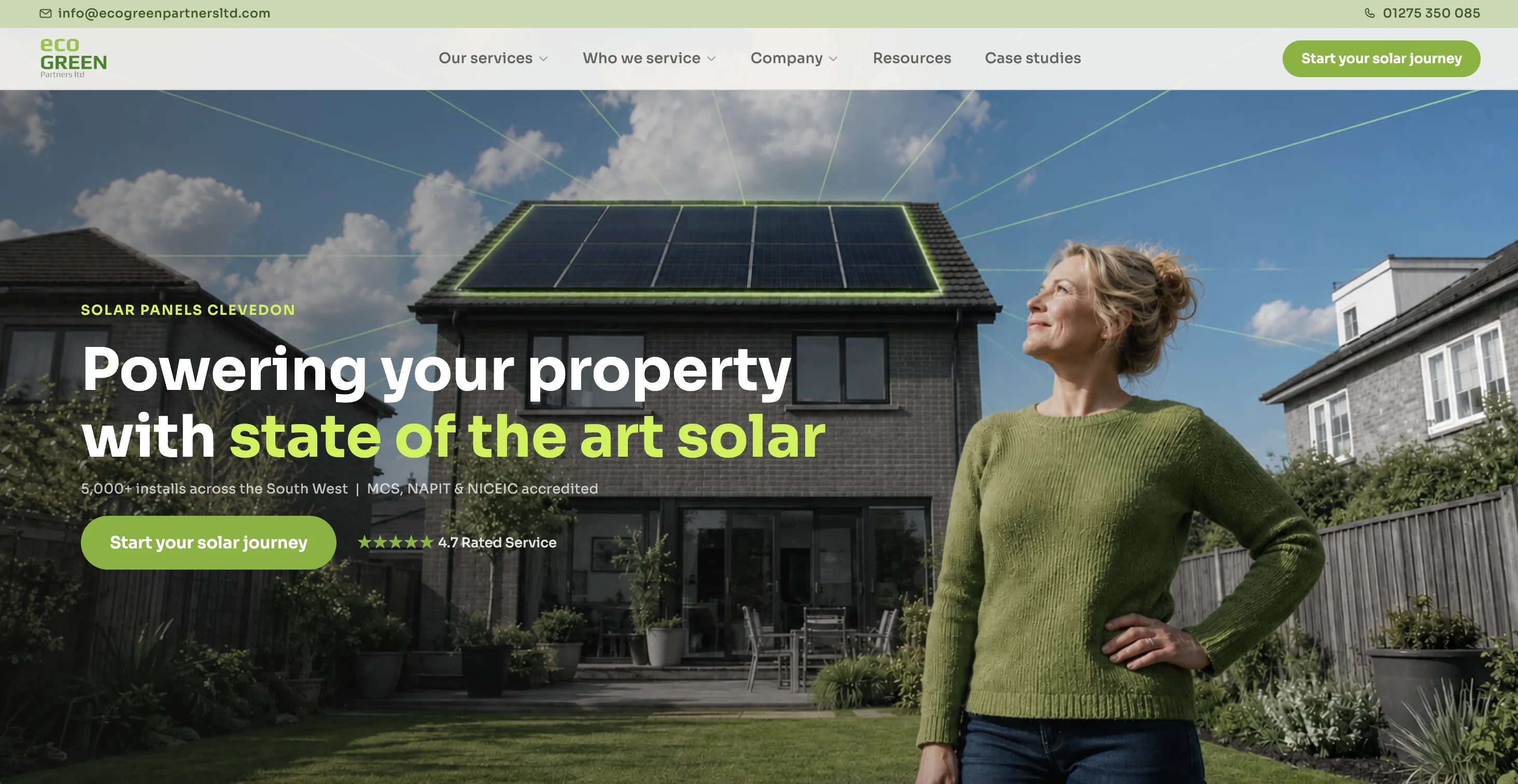 Eco Green Partners website
